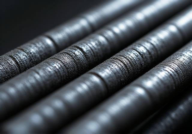 Dettaglio barre di acciaio B450C